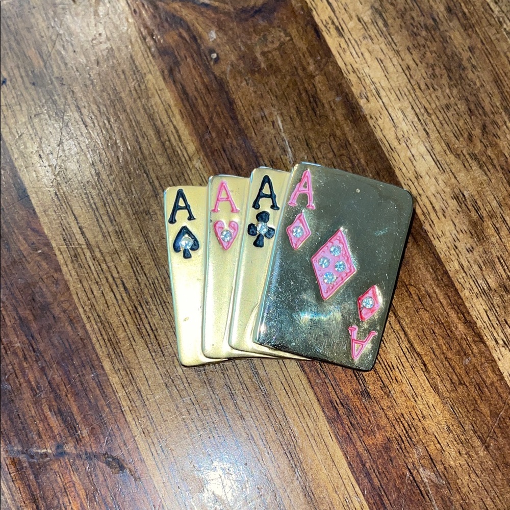Vintage Ace Cards Pin